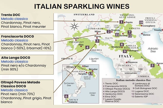3 Italian sparkling wines and how to distinguish them: Prosecco, Franciacorta.. - Where technique meets price: what you’ll learn about quality signals
