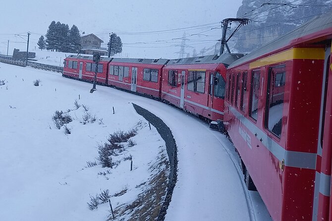 Bernina Red Train, Swiss Alps & St Moritz From Milan - The Bernina Red Train: your main event (and why second class is fine)