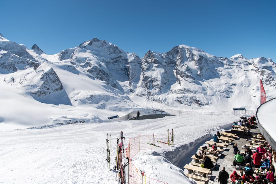 From Milan: Bernina Red Train & Lunch with Mountain Views - A Day in Graubünden: Diavolezza at 2,978 m and the Bernina Red Train