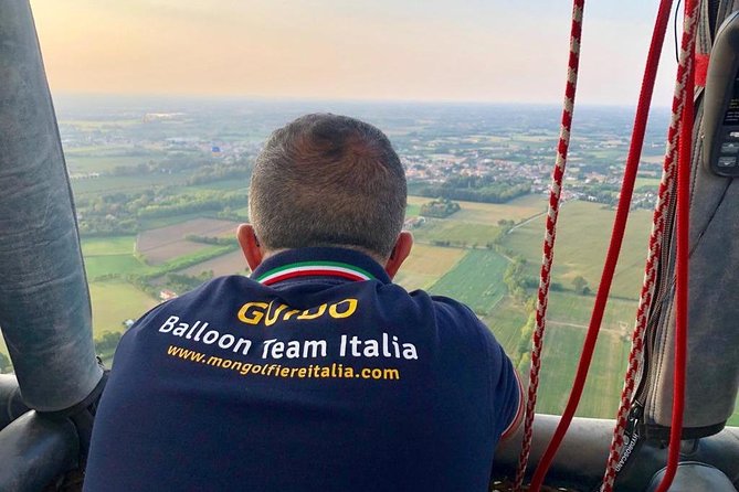 Lombardy Hot Air Balloon Flight Milan - The 1-hour flight: rising to 2,000 feet and drifting over the Adda River