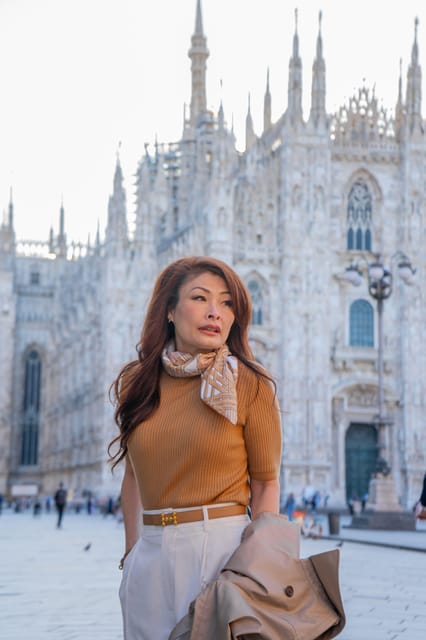 Milan: Duomo Square and Gallery Private Photo Shoot - Premium option: adding Sforza Castle (and planning for tickets)