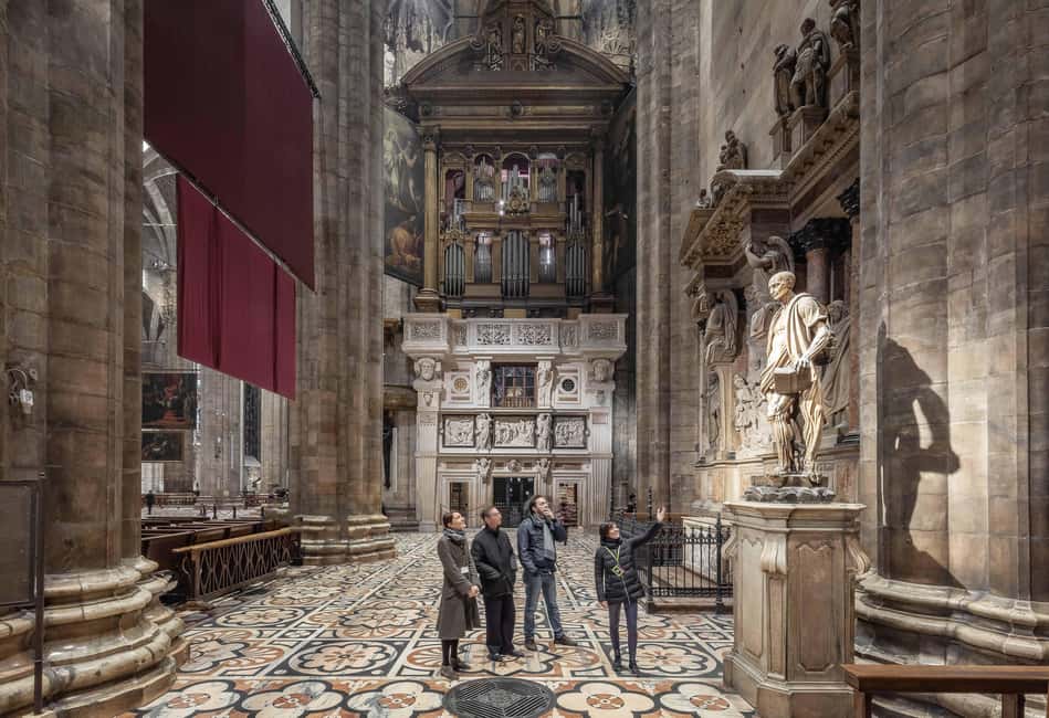 Milan: Private City Tour With Milan Cathedral & Terraces - Inside the Duomo: marble, Gothic details, and practical dress rules