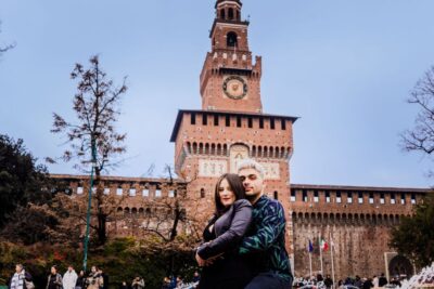 Milan: Professional Photoshoot Outside Sforza Castle - The outside Sforza Castle photo stop: angles, posing, and timing