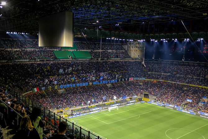 Milan: See a football game in Milan together with locals - Drink included: a small comfort that matters at the stadium