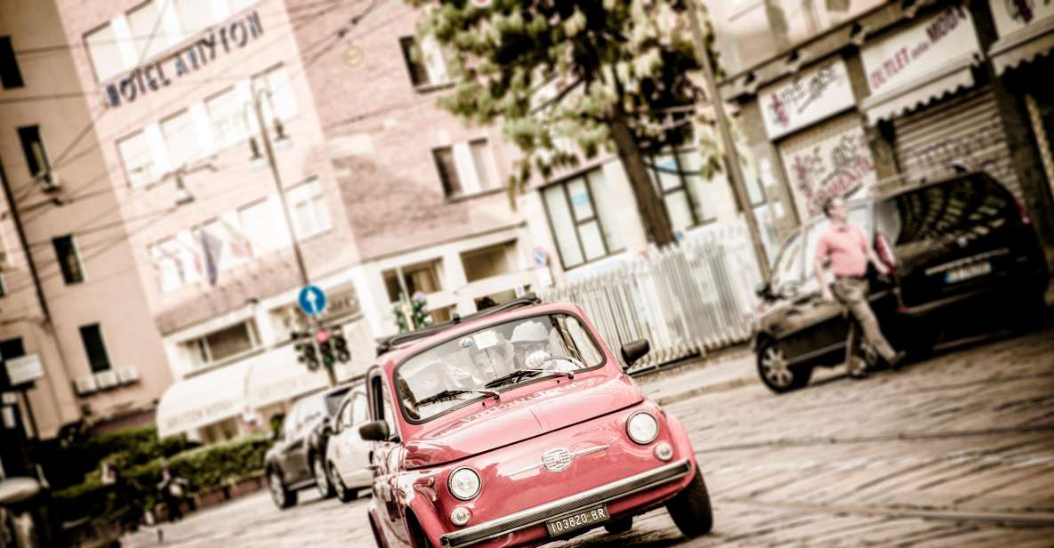 Milan: Slow Tour by Vintage Red Fiat 500 (1 hour, 1 stop) - Meeting at Palestro: Where to Start Without Guesswork