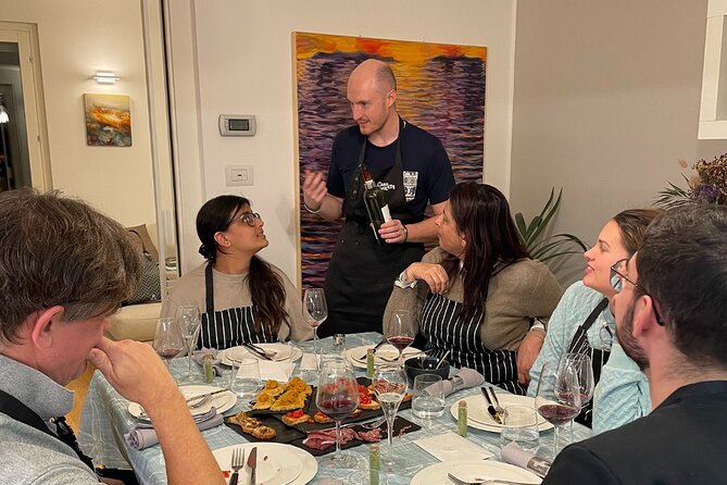 PRIVATE Cooking Class in a Local Home – Pick Your Menu - Dining at the Table: Wine, Water, Coffee, and the End Meal