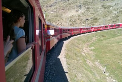 Private tour to Bernina train & Lake Como. Hotel pick-up - Lake Como’s Varenna or Lecco: a quick win on the way to the Alps