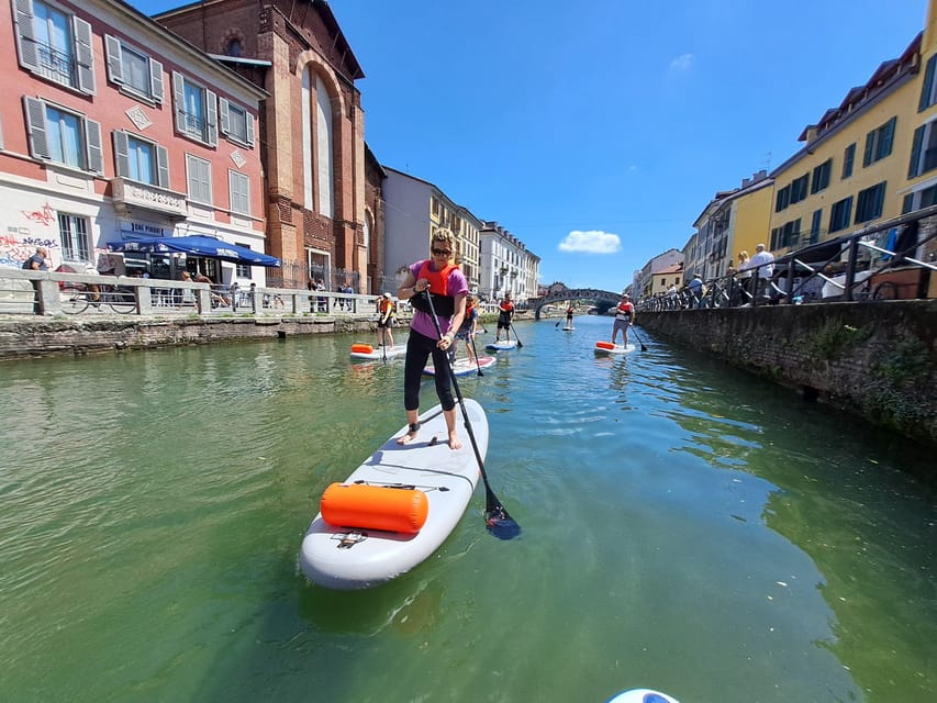 SUPMindfulness on Navigli: wellness experience in Milan - From Darsena toward Naviglio Grande: paddle the canal where time slows
