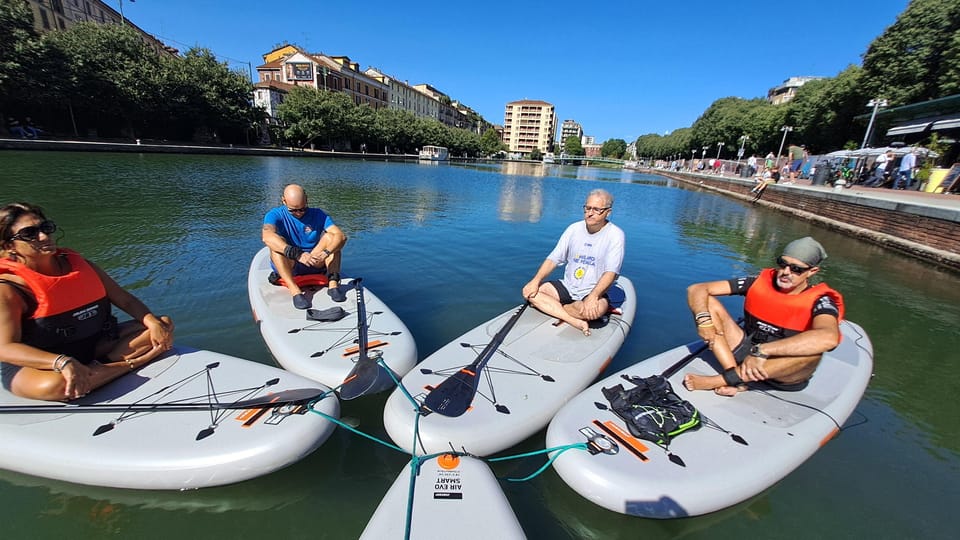 SUPMindfulness on Navigli: wellness experience in Milan - Price and value: $58 for SUP, instruction, mindfulness, and more