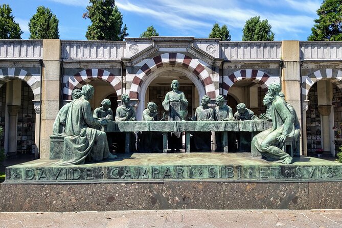 The Monumental Cemetery of Milan guided experience - Compari family sculpture: when a mausoleum turns into a story scene